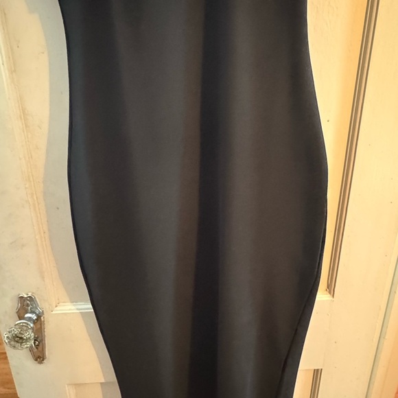 SHEIN Elegant Black Ruffle Sleeve Mini Dress - Picture 3 of 9